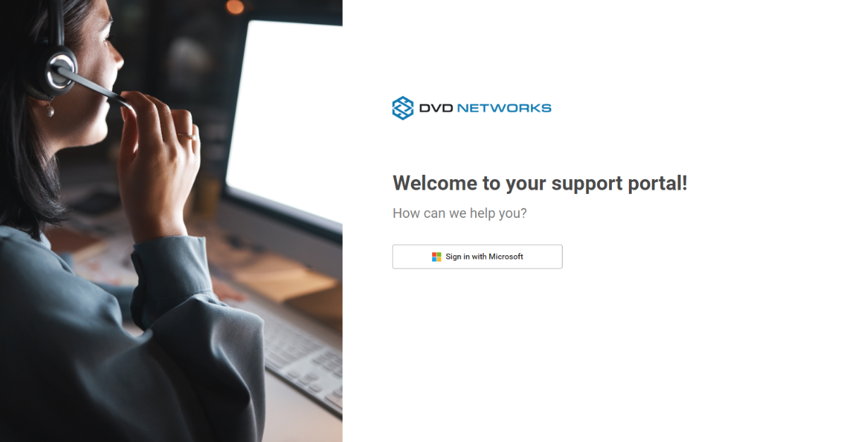 Client Login starting page